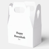 Happy Hanukkah Ihr Name Text editierbar Geschenkschachtel (Geöffnet)