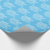 Happy Hanukkah Individuelle Name Geschenkpapier (Ecke)