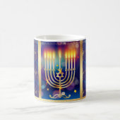 Happy Hanukkah Jewish Holiday Beautiful Kaffeetasse (Mittel)