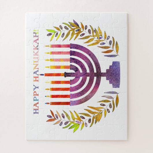 Happy Hanukkah Jigsaw Puzzle (Vertikal)