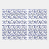 Happy Hanukkah Jüdisches Urlaubspapier Geschenkpapier Set (Vorderseite)