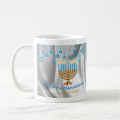 Happy Hanukkah Kaffeetasse (Links)