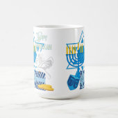 Happy Hanukkah Kaffeetasse (Mittel)