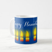 Happy Hanukkah Kaffeetasse (Vorderseite Links)