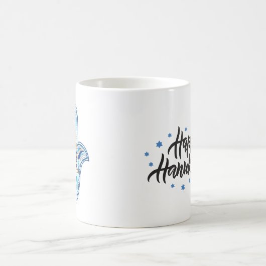 Happy Hanukkah Kaffeetasse (Mittel)