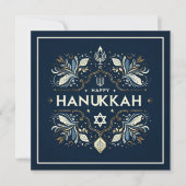 Happy Hanukkah Karte (Vorderseite)