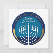 Happy Hanukkah Karte (Vorderseite)