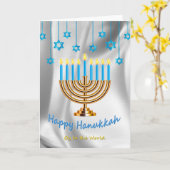 Happy Hanukkah Karte (Gelbe Blume)