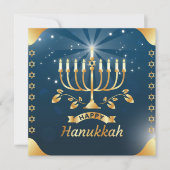 Happy Hanukkah Karte (Vorderseite)