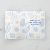 Happy Hanukkah Karte (Innenseite)