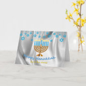 Happy Hanukkah Karte (Gelbe Blume)
