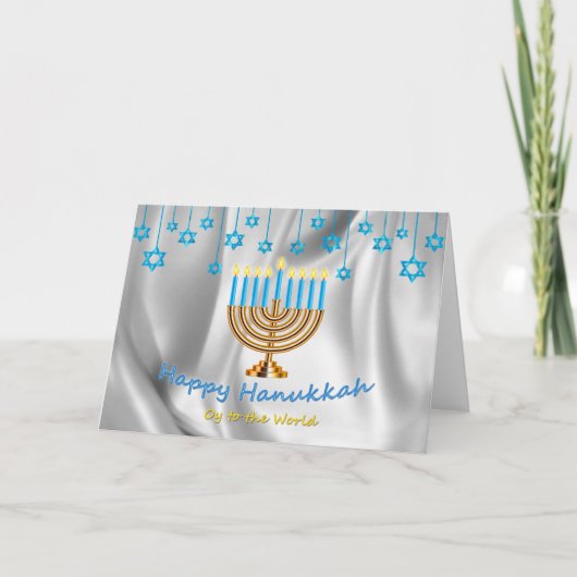 Happy Hanukkah Karte (Vorderseite)