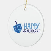 Happy Hanukkah Keramik Ornament (Links)