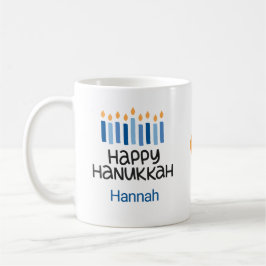 Happy Hanukkah Kids Adorable Name Tasse