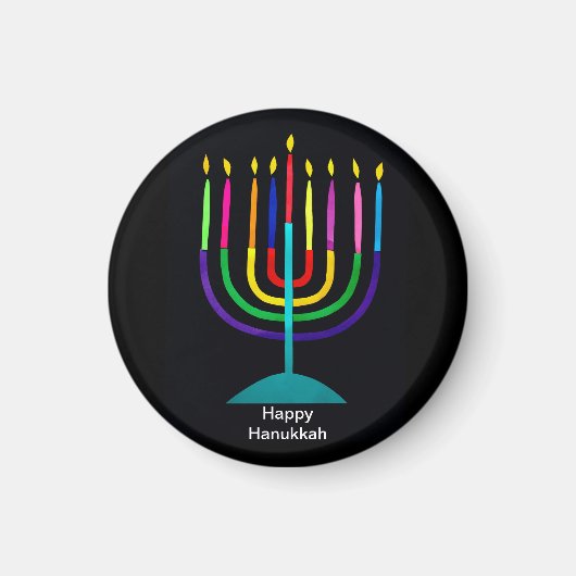 Happy Hanukkah Kitchen Magnet (Vorne)