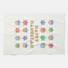 Happy Hanukkah Küchentücher