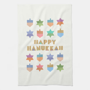 Happy Hanukkah Küchentücher