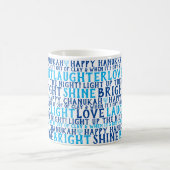 HAPPY HANUKKAH Love Light Laughter Coffee Mug Kaffeetasse (Mittel)