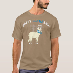 Happy Hanukkah lustige Llamakah Jüdischer Lama-T - T-Shirt
