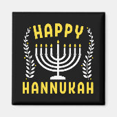 Happy Hanukkah Magnet (Vorne)