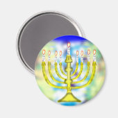 Happy Hanukkah Magnet (Vorderseite/Rückseite)