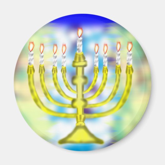Happy Hanukkah Magnet (Vorne)