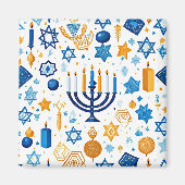 Happy Hanukkah Magnet (Vorne)
