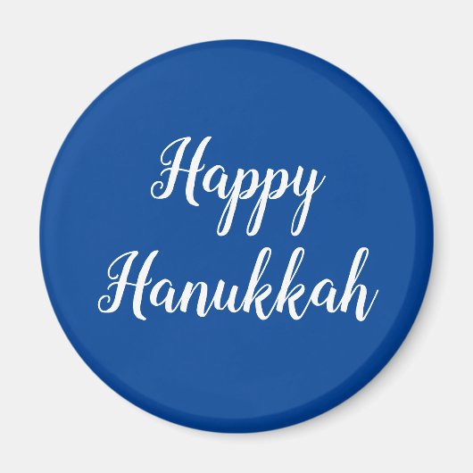 Happy Hanukkah Magnet (Vorne)