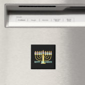Happy Hanukkah Mahjong Menorah Mahjukkah Chanukkah Magnet (In Situ (Geschirrspüler))