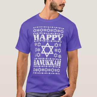 Happy Hanukkah, Männer Frauen Kinder Sterne von Da T-Shirt