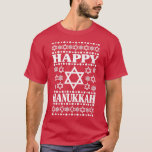 Happy Hanukkah Männer Frauen Kinder, Sterne von Da T-Shirt<br><div class="desc">Happy Hanukkah Männer Frauen Kinder, Sterne von David jüdischen Urlaub Premium T - Shirt .</div>