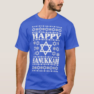 Happy Hanukkah Männer Frauen Kinder, Sterne von Da T-Shirt