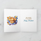 Happy Hanukkah | May the Glow of the Menorah Karte (Innenseite)
