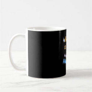 Happy Hanukkah Menorah Dreidels Jewish Holiday Kaffeetasse