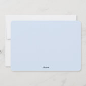 Happy Hanukkah Menorah Handgezeichnetes CUSTOM FOT Feiertagskarte (Rückseite)