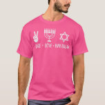 Happy Hanukkah Menorah Light Jewish Chanukah T-Shi T-Shirt<br><div class="desc">Happy Hanukkah Menorah Light jüdischen Chanukah T - Shirt.</div>