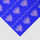 Happy Hanukkah Menorah Nina's Fave Seidenpapier (Ausschnitt)