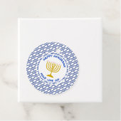 HAPPY HANUKKAH Menorah Personalisierte israelische Geschenkanhänger (Beispiel)