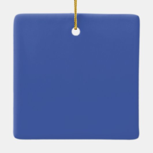 Happy Hanukkah Menorah und Star von David Keramikornament (Rückseite)