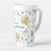 Happy Hanukkah Milchtasse (Rechte Ecke)