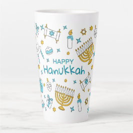 Happy Hanukkah Milchtasse