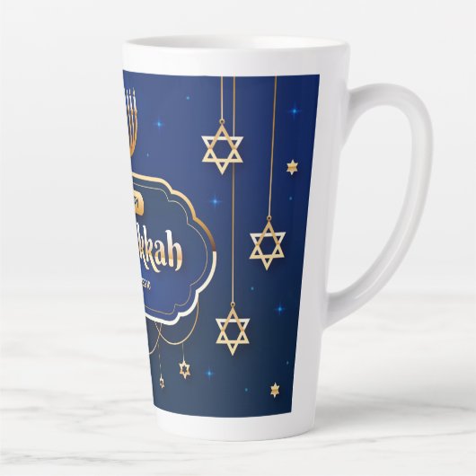 Happy Hanukkah Milchtasse (Rechts)