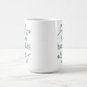Happy Hanukkah mit Berry Branches Kaffeetasse (Mittel)