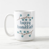 Happy Hanukkah mit Berry Branches Kaffeetasse (Links)