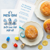Happy Hanukkah mit drei Gnomen Serviette