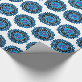 Happy Hanukkah mit menorah Wrapping Paper Geschenkpapier