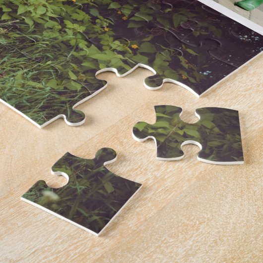 Happy Hanukkah Moderne FotoCollage Niedlich Custom Puzzle (Seite)