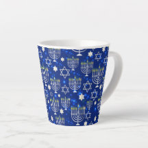 Happy Hanukkah Moderne Star von David Menorah