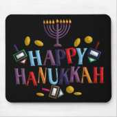 Happy Hanukkah Mousepad (Vorne)