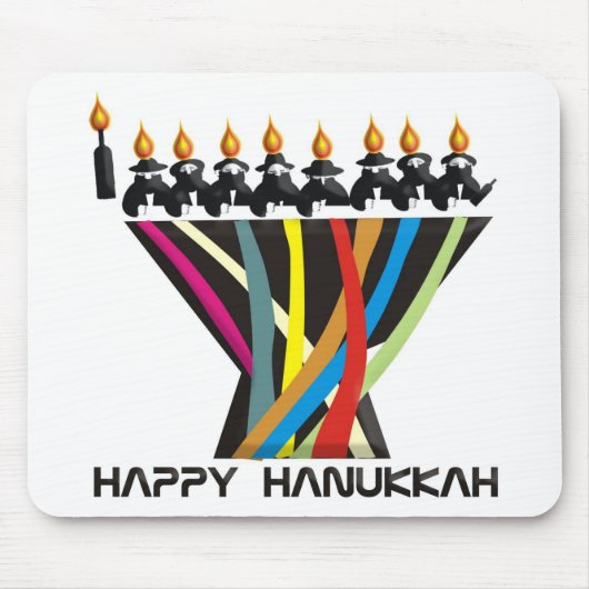 Happy Hanukkah Mousepad (Vorne)